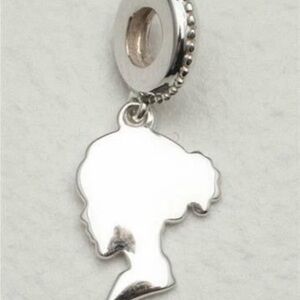 Elegant Silver Silhouette Pendant